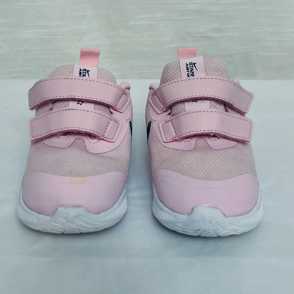 Nike Star‎ Runner 3 Infant Kids Pink Velcro Athletic Sneakers